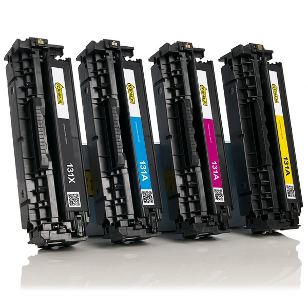 Marca 123tinta - Pack ahorro de HP 131X / 131A: HP CF210X, 211A, 212A, 213A negro + 3 colores  130009 - 1