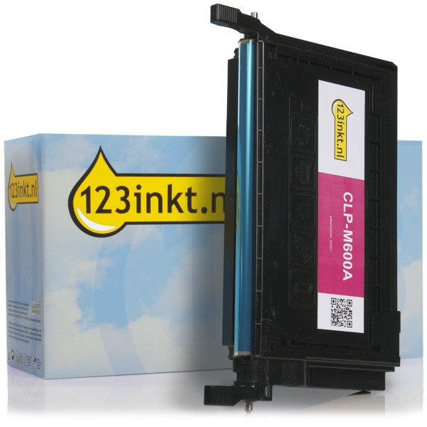 Marca 123tinta - Samsung CLP-M600A toner magenta CLP-M600A/ELSC 033511 - 1