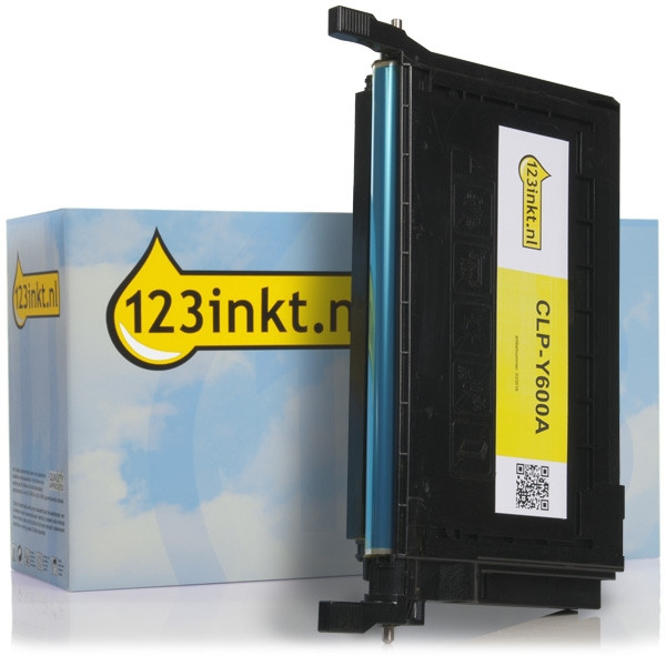 Marca 123tinta - Samsung CLP-Y600A toner amarillo CLP-Y600A/ELSC 033516 - 1