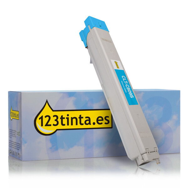 Marca 123tinta - Samsung CLT-C809S (SS567A) toner cian CLT-C809S/ELSC 092003 - 1