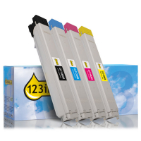 Marca 123tinta - Samsung CLT-K808S, C808S, M808S y Y808S pack negro + 3 colores  130471