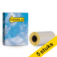 Marca 123tinta reeemplaza a Pack 5x: Brother BDE-1J152102-058 etiquetas preperforadas de 102 mm x 152 mm BDE-1J152102-058C 650767