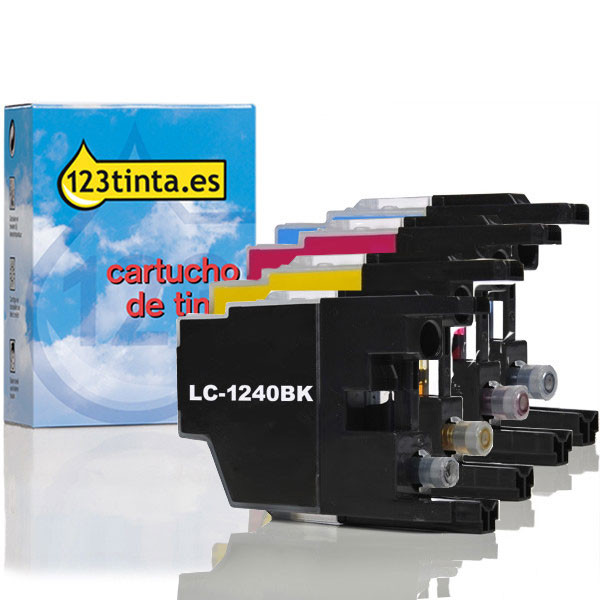 Marca 123tinta reemplaza Packs Brother LC-1240 serie  125949 - 1
