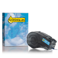 Marca 123tinta reemplaza a Brady M21-500-595-BL cinta de vinilo blanco sobre azul de 12,7 mm x 6,40 m 147757