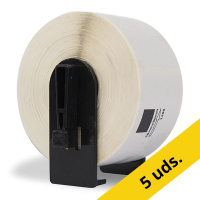 Marca 123tinta reemplaza a Brother DK-11208 etiqueta de dirección grande | Pack 5 uds 089302