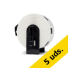 Marca 123tinta reemplaza a Brother DK-11218 etiqueta redonda blanca | Pack 5 uds 650625 - 1