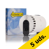 Marca 123tinta reemplaza a Brother DK-22246 cintas de papel continuo | Pack 5 uds 650657 - 1