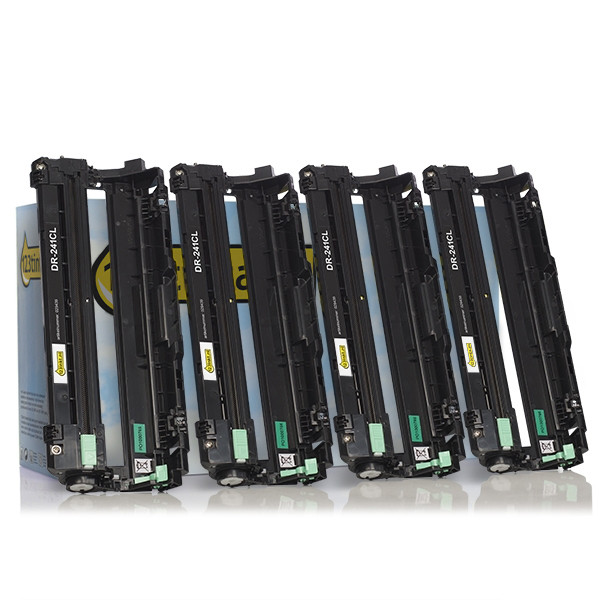 Lot De 4 Cartouches De Tambour LeciRoba DR-241CL - Compatibles Brother HL/DCP/MFC Séries | Rendement 15000 Pages, Qualité équivalente Origine