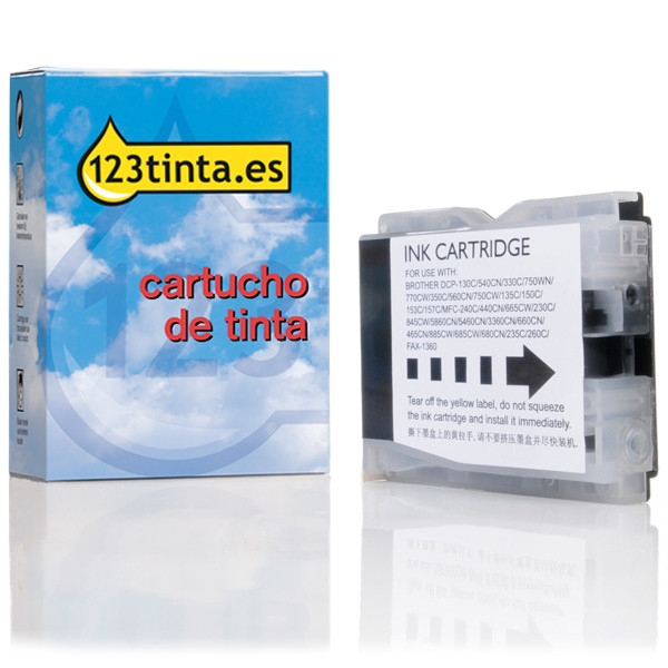 Marca 123tinta reemplaza a Brother LC-1000BK cartucho de tinta negro LC1000BKC 028441 - 1