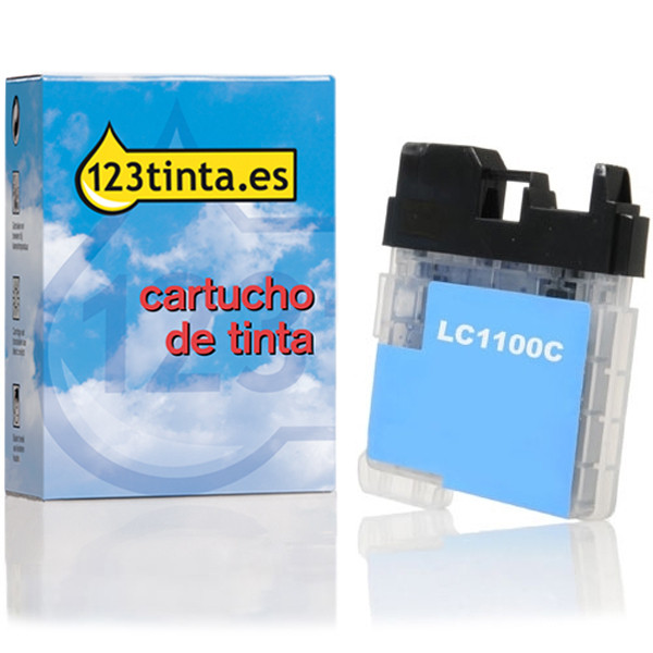 Marca 123tinta reemplaza a Brother LC-1100C cartucho de tinta cian LC1100CC 028852 - 1