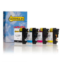 Marca 123tinta reemplaza a Brother LC-1100VALBP pack ahorro 4 cartuchos