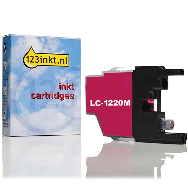 Marca 123tinta reemplaza a Brother LC-1220M cartucho de tinta magenta LC1220MC 029075 - 1