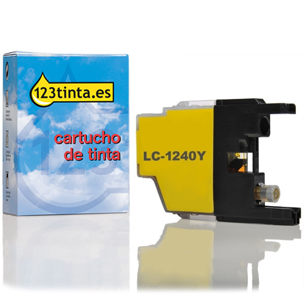 Marca 123tinta reemplaza a Brother LC-1240Y cartucho de tinta amarillo LC1240YC 029053 - 1