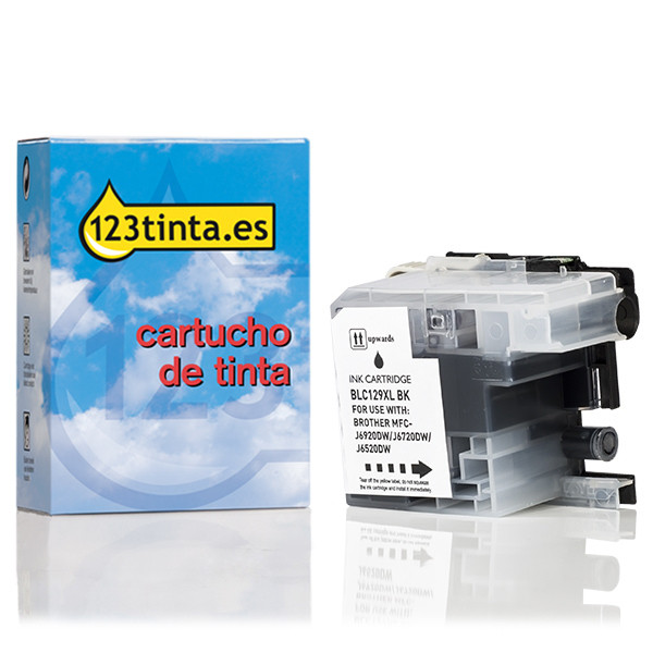 Marca 123tinta reemplaza a Brother LC-129XLBK cartucho de tinta negro XXL LC129XLBKC 029125 - 1