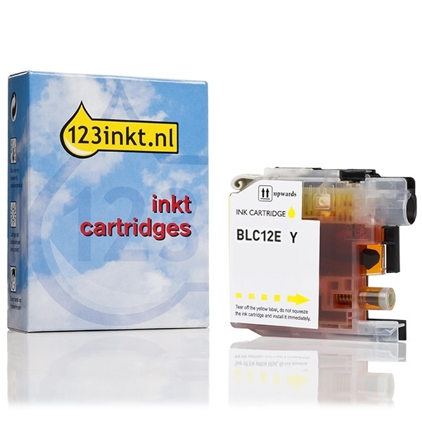 Marca 123tinta reemplaza a Brother LC-12EY cartucho de tinta amarillo LC12EYC 028941 - 1