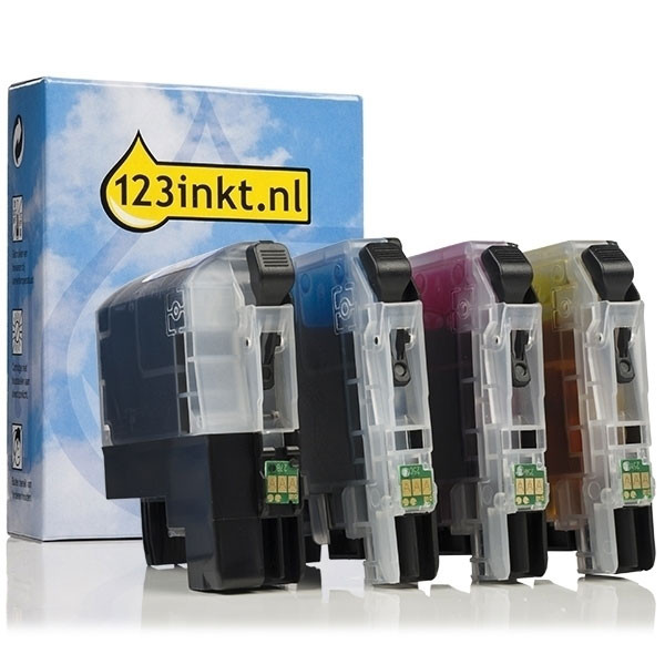 Marca 123tinta reemplaza a Brother LC-227XL/ LC-225XL cartucho de tinta negro + 3 color  127227 - 1