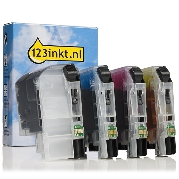 Marca 123tinta reemplaza a Brother LC-229XL/LC-225XL cartuchos de tinta | Pack negro + 3 colores 127228 - 1