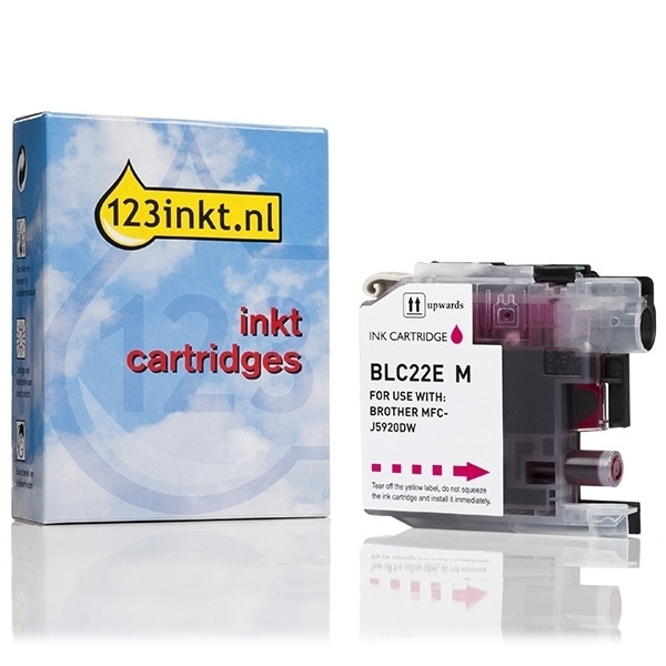 Marca 123tinta reemplaza a Brother LC-22EM cartucho de tinta magenta LC22EMC 028947 - 1