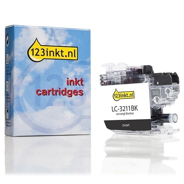 Marca 123tinta reemplaza a Brother LC-3211BK cartucho de tinta negro LC3211BKC 028479 - 1