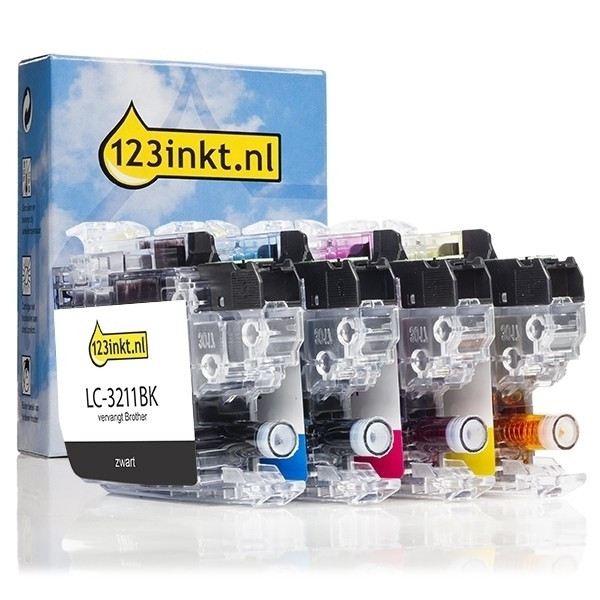 Marca 123tinta reemplaza a Brother LC-3211 Pack ahorro negro + 3 colores  127239 - 1