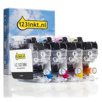 Marca 123tinta reemplaza a Brother LC-3213 Multipack negro + 3 colores LC3213VALBPC 127240