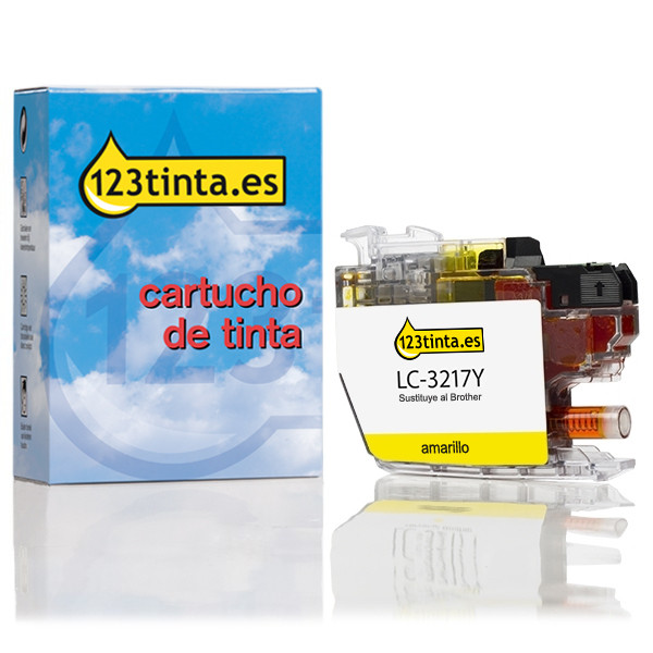 Marca 123tinta reemplaza a Brother LC-3217Y cartucho de tinta amarillo LC3217YC 028907 - 1