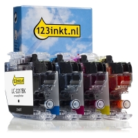 Marca 123tinta reemplaza a Brother LC-3217 Pack ahorro negro + 3 colores  127234
