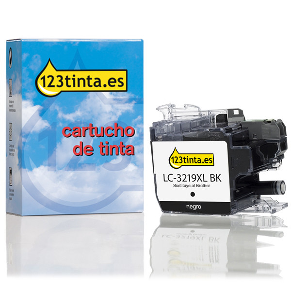 Marca 123tinta reemplaza a Brother LC-3219XL BK cartucho de tinta negro XL LC3219XLBKC 028909 - 1