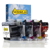 Marca 123tinta reemplaza a Brother LC-3219XL cartuchos de tinta | Pack negro + 3 colores