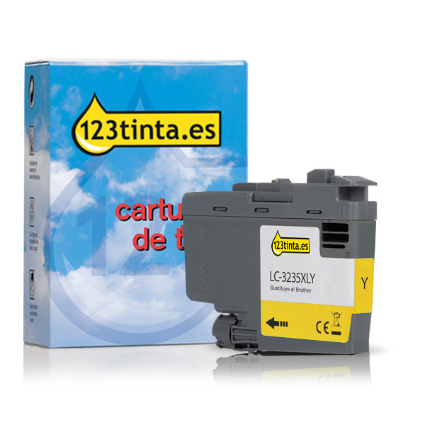 Marca 123tinta reemplaza a Brother LC-3235XLY cartucho de tinta amarillo XL LC3235XLYC 051201 - 1