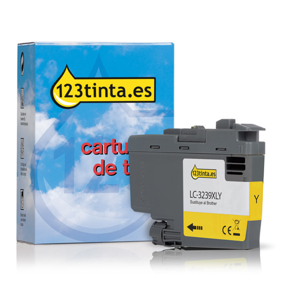 Marca 123tinta reemplaza a Brother LC-3239XLY cartucho de tinta amarillo XL LC3239XLYC 051225 - 1