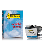 Marca 123tinta reemplaza a Brother LC-421XLC cartucho de tinta cian XL LC-421XLCC 160523