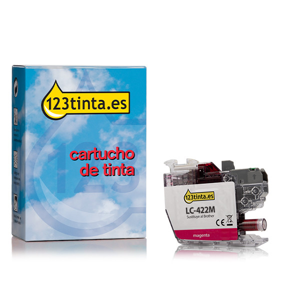 Marca 123tinta reemplaza a Brother LC-422M cartucho de tinta magenta 051309 - 1