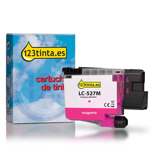 Marca 123tinta reemplaza a Brother LC-527M cartucho de tinta magenta 051485 - 1