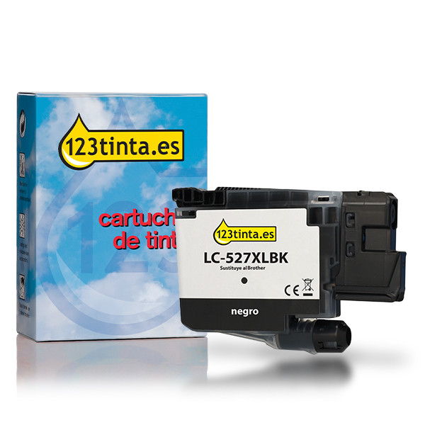 Marca 123tinta reemplaza a Brother LC-527XLBK cartucho de tinta negro XL 051489 - 1
