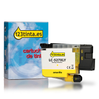 Marca 123tinta reemplaza a Brother LC-527XLY cartucho de tinta amarillo XL 051495
