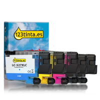 Marca 123tinta reemplaza a Brother LC-527 cartuchos de tinta | Pack 2 negros + 3 colores 051535