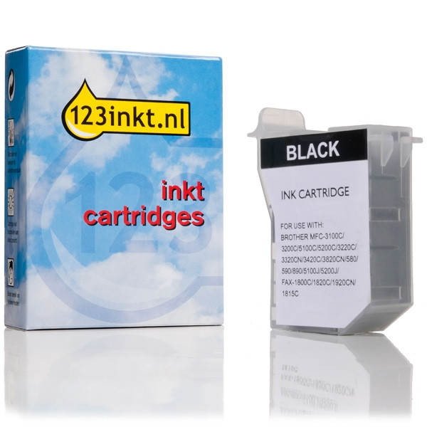 Marca 123tinta reemplaza a Brother LC-600BK cartucho de tinta negro LC600BKC 028951 - 1