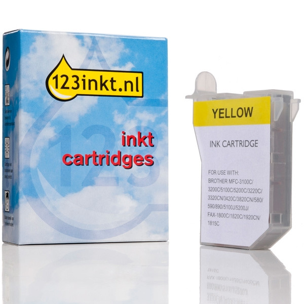 Marca 123tinta reemplaza a Brother LC-600Y cartucho de tinta amarillo LC600YC 028981 - 1