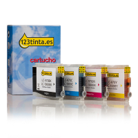 Marca 123tinta reemplaza a Brother LC-970VALBP pack ahorro 4 cartuchos