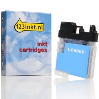 Marca 123tinta reemplaza a Brother LC-980C cartucho de tinta cian
