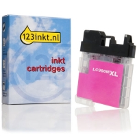 Marca 123tinta reemplaza a Brother LC-980M cartucho de tinta magenta XL LC980MC 028883