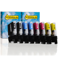 Marca 123tinta reemplaza a Brother LC-985 serie XL cartucho de tinta | Pack 2 uds 125945
