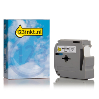 Marca 123tinta reemplaza a Brother M-K231SBZ cinta inicial no laminada negra sobre blanco de 12 mm M-K231SBZC 080587