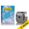 Marca 123tinta reemplaza a Brother M-K231SBZ cintas no laminadas iniciales negro sobre blanco de 12 mm | Pack 5 uds 650691 - 1