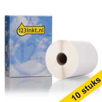 Marca 123tinta reemplaza a Brother RD-S02E1 etiquetas precortadas de 102 mm x 152 mm | Pack 10 uds