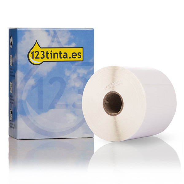 Marca 123tinta reemplaza a Brother RD-S04E1 etiquetas precortadas de 76 mm x 26 mm BDE1J026076102C RD-S04E1C 080759 - 1