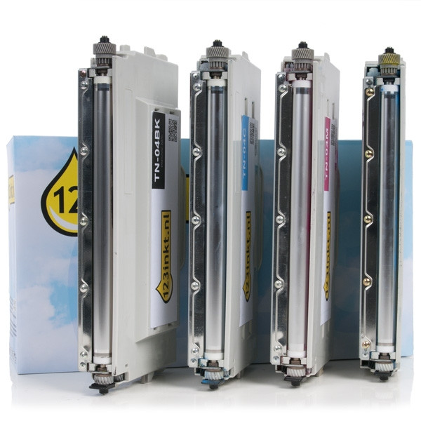 Marca 123tinta reemplaza a Brother TN-04BK/ toners | Pack negro + 3 colores 130200 - 1