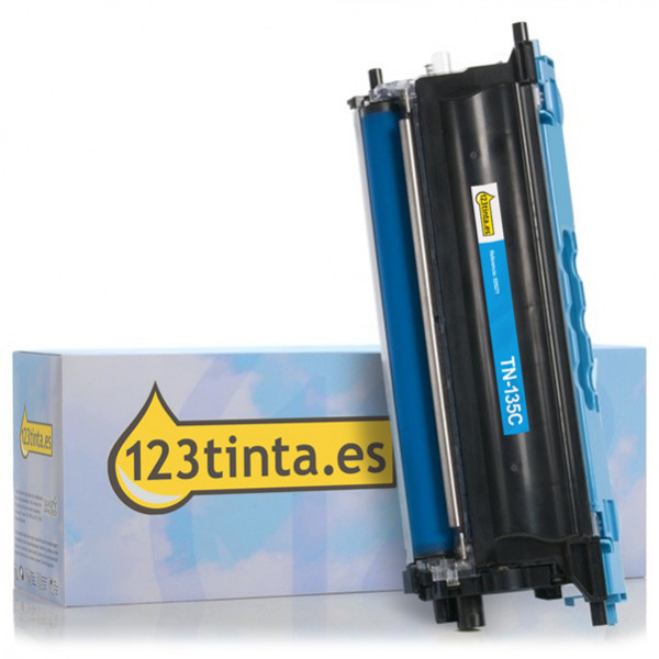 Marca 123tinta reemplaza a Brother TN-130C/TN-135C toner cian XL TN130CC TN135CC 029271 - 1