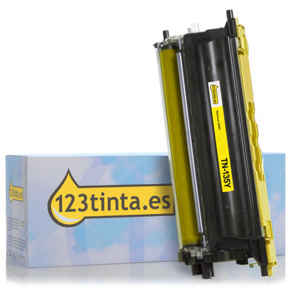 Marca 123tinta reemplaza a Brother TN-130Y/TN-135Y toner amarillo XL TN130YC TN135YC 029281 - 1